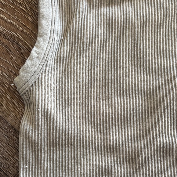 Sunday Best Beige Ribbed Top - Picture 3 of 4